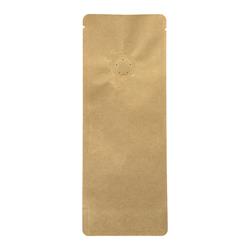 Blockbodenbeutel Papier mit Seitenfalte und Luftventil