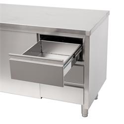 Schublade Edelstahlschrank