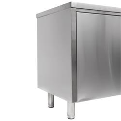 Ecke Edelstahlschrank