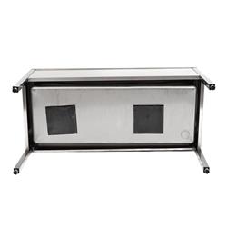 Spoeltafel Basic 1400 mm, spoelwerkblad met XXL wasbak