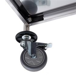 Servierwagen Rolle mit Bremse