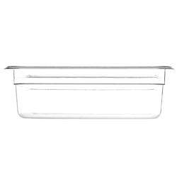 GN bak 1/2 polycarbonaat 100 mm hoogte
