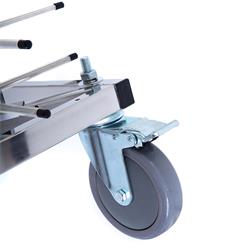 ALLPAX Tellerstapler Rolle mit Bremse