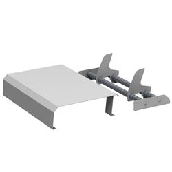 Hacona Set Arbeitstisch und Mobile Rolloflux Rollenhalter für Folienschweißgerät CI-Serie