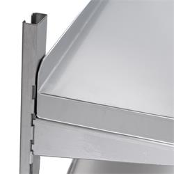 RVS Wandplank 3 Planken, 120 x 30 cm