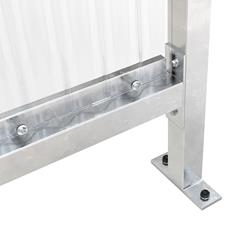 Raucherunterstand / Wartehalle Maxi 2,96 x 1,58 x 2,36 m