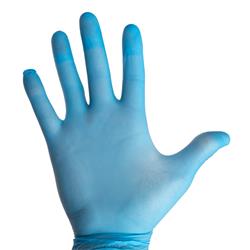 Einweg Untersuchungshandschuh Nitril blau
