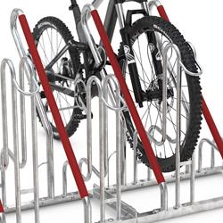 Fahrradständer / Anlehnparker, 6 Einstellplätze