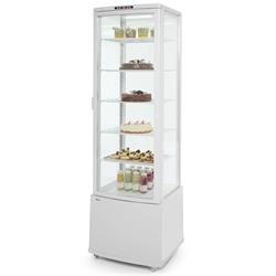 Hendi XL Kuchenvitrine 270 Liter weiß
