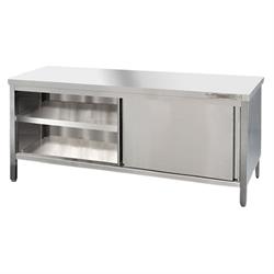 Edelstahl Arbeitsschrank 300 x 60 cm