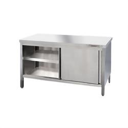 Edelstahl Arbeitsschrank 190 x 70 cm