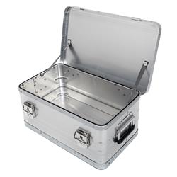 Aluminium Box geöffnet