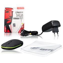 Toebehoren, muis, stekker, 16GB sd kaart