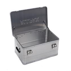 Aluminium Box geöffnet