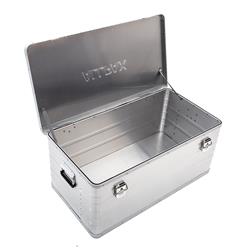 Alu Transportbox geöffnet