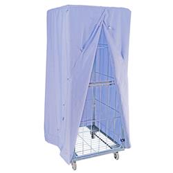 Abdeckhaube Blau für Wäschecontainer Premium I M