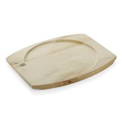 Holzuntersetzer 27 x 23 cm für Servierpfanne 10012958 Holzuntersetzer 27 x 23 cm für Servierpfanne 10012958