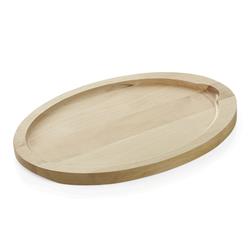 Holzuntersetzer, oval