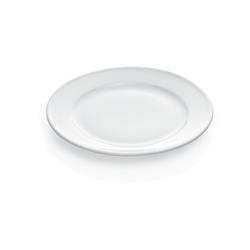 Flacher Porzellanteller