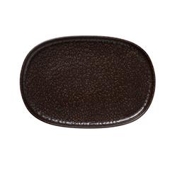 Keramikteller Metallic Brown