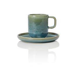 Ober- und Untertasse