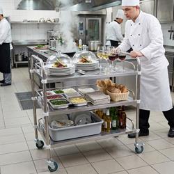 Laborwagen mit 3 Ablagen 80 x 48 x 86 cm