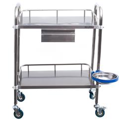 Laborwagen mit 2 Ablagen und Schublade