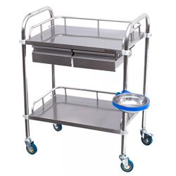 Laborwagen mit 2 Ablagen und 2 Schubladen