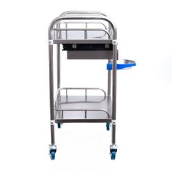 Laborwagen mit 2 Ablagen und 2 Schubladen
