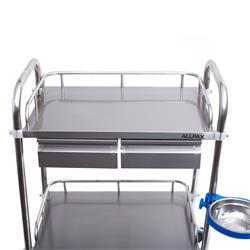 Laborwagen mit 2 Ablagen und 2 Schubladen