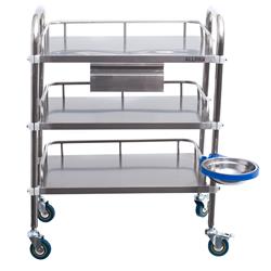 Laborwagen mit 3 Ablagen und Schublade 60 x 40 x 86 cm
