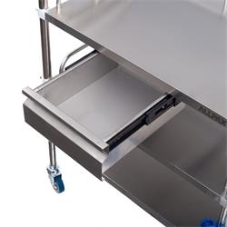 Laborwagen mit 3 Ablagen und Schublade 60 x 40 x 86 cm