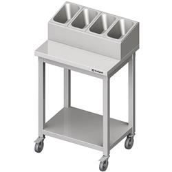 Besteck- und Tablettwagen, 817x500x1100 mm