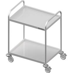 Servierwagen mit zwei Böden verschweißt