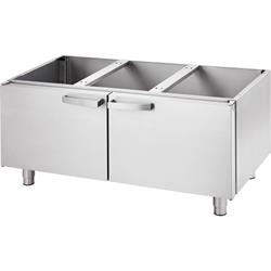 Geschlossener Unterbau, mit Flügeltür Geschlossener Unterbau, mit Flügeltür