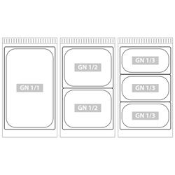 Elektro-Bain-Marie, GN 2/1 oder GN 1/1