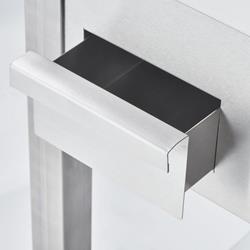 Verchromte Elektro-Griddleplatte 400x700 mm