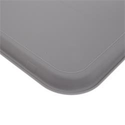 Serviertablett GN 1/1 aus Kunststoff, grau