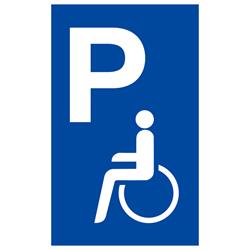 Parkplatzschild Aluminium