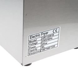 Elektro Fritteuse Typenschild