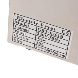 Elektro Fritteuse Typenschild