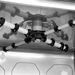 Spülmaschine oberer Rotor