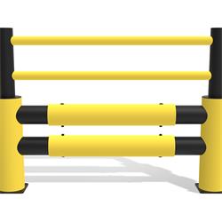 Verkehrsbarriere Balkenset Ø 16 x 151 cm
