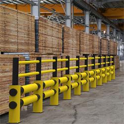 Verkehrsbarriere Balkenset Ø 16 x 151 cm
