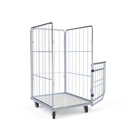 Wäschecontainer geöffnet