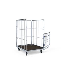 Wäschecontainer geöffnet