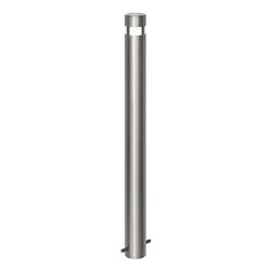 Absperrpfosten SOLAR, aus Edelstahlrohr Ø 102 mm