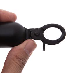 STOPPO Haken für Kordeln, Schwarz