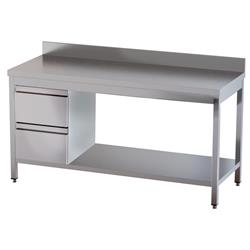 Arbeitstisch 1,2 x 0,6 mit Schubladenblock rechts oder links