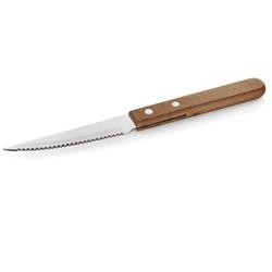Steakgabel Holzgriff, 21 cm, 12er Set